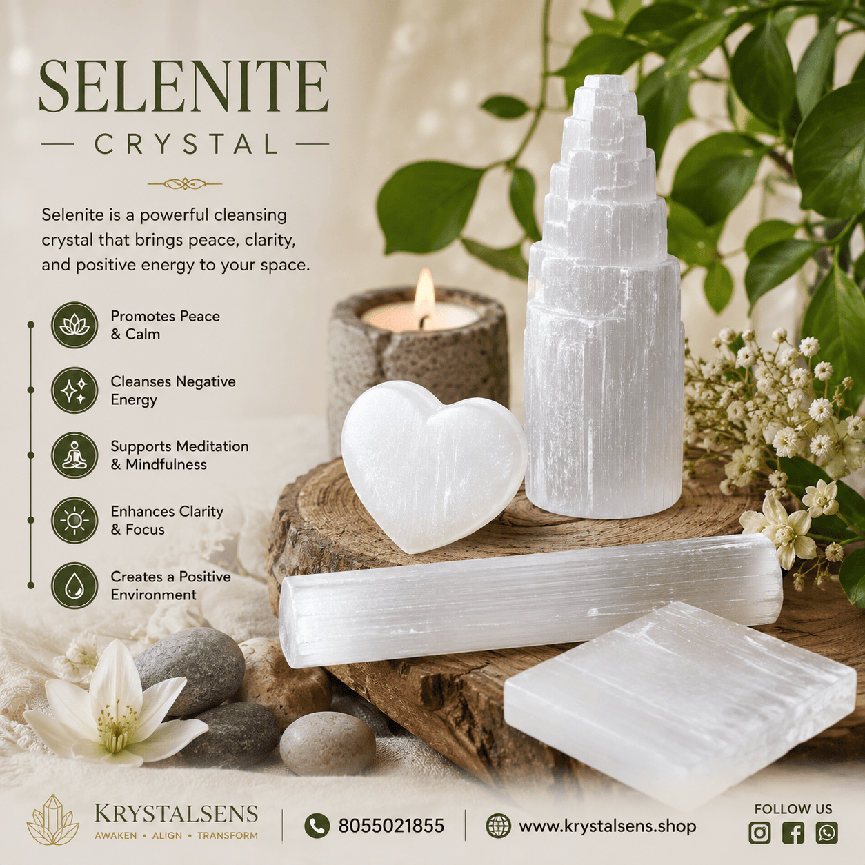 Selenite Crystal